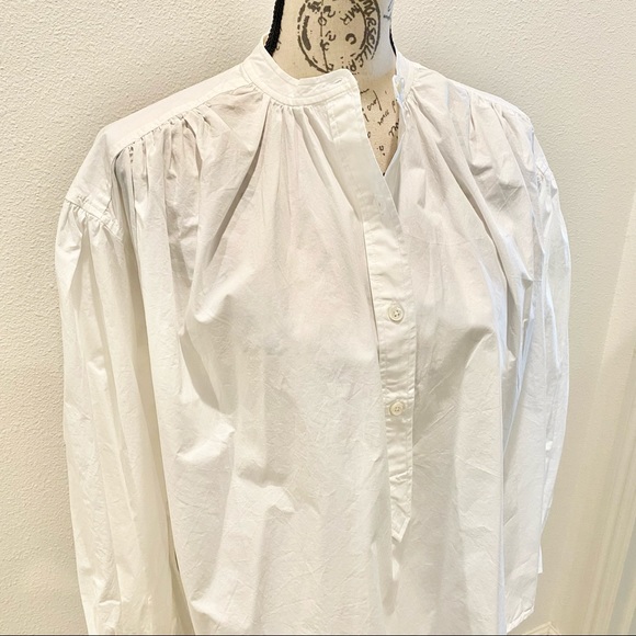 NWT Anine Bing Eden Shirt White XXS/TTP - Picture 5 of 17